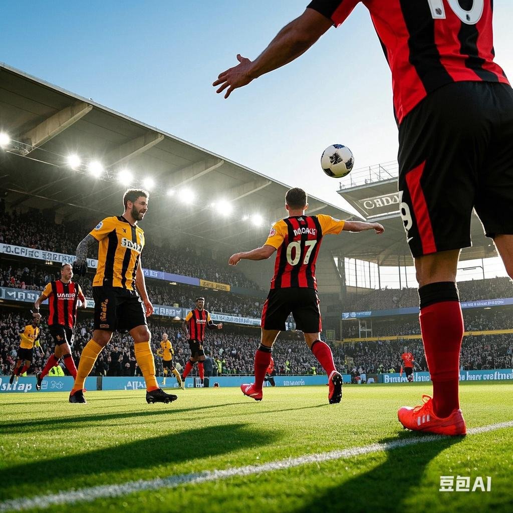 球迷们沸腾不已，看着自己心爱的球队奋战赛场的简单介绍