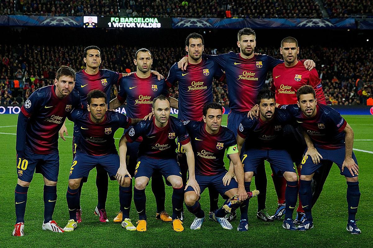 巴塞罗那队实力碾压对手